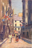 PARIS. Rue de Seine 1909 old antique vintage print picture