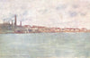 PARIS. On the way to Charenton 1909 old antique vintage print picture