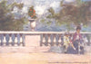 PARIS. In the Tuileries 1909 old antique vintage print picture
