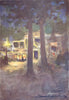 PARIS. A Cafe Chantant 1909 old antique vintage print picture
