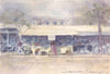 PARIS. Booth at the Neuilly Fete 1909 old antique vintage print picture