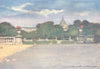 PARIS. The Tuileries Gardens 1909 old antique vintage print picture