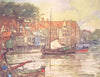 NETHERLANDS. Zeeland. A Canal at Middelburg 1904 old antique print picture