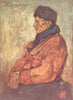 NETHERLANDS. Overijssel. An old fisherman 1904 antique print picture
