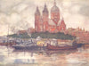 NETHERLANDS. North Holland. St Nicholas Church, Amsterdam 1904 old print