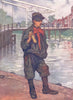 NETHERLANDS. North. An Amsterdam street-boy with clappers 1904 old print