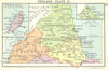 ENGLAND. England-Plate II; Small map 1912 old antique vintage plan chart