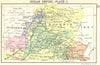 INDIA. Indian Empire-Plate I; Small map 1912 old antique plan chart