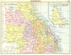 AUSTRALIA. Queensland; Inset map of Cape York Peninsula; Small map 1912