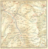SWITZERLAND. Environs of Lenk 1930 old vintage map plan chart