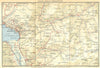 SWITZERLAND. Vevey-Aigle-Diablerets 1930 old vintage map plan chart
