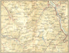 SWITZERLAND. Morgins-Champery-Sixt-Martigny 1930 old vintage map plan chart
