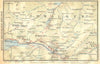 SWITZERLAND. Brienz-Meiringen-Brunig 1930 old vintage map plan chart