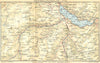 SWITZERLAND. Zweisimmen-Frutigen Lake of Thun 1930 old vintage map plan chart