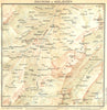 SWITZERLAND. Environs of Adelboden 1930 old vintage map plan chart