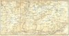 SWITZERLAND. Lenk-Adelboden-Sierre-Brig 1930 old vintage map plan chart