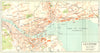 SWITZERLAND. Lucerne 1930 old vintage map plan chart