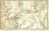 SWITZERLAND. Grimsel and Furka Passes 1930 old vintage map plan chart