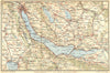 SWITZERLAND. Lake of Zurich 1930 old vintage map plan chart