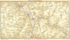 SWITZERLAND. Ragatz-Coire-Klosters 1930 old vintage map plan chart