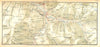 SWITZERLAND. Environs of Klosters 1930 old vintage map plan chart