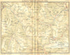 SWITZERLAND. Zernetz-Munster-Stelvio Pass 1930 old vintage map plan chart