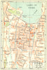 ITALY. Como 1930 old vintage map plan chart