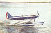 AIRCRAFT. Supermarine S 6 racing seaplane taxiing on water 1930 old print