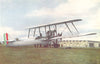 ITALY. Caproni 6-engined biplane(Italian) 1930 old vintage print picture
