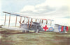 AIRCRAFT. Vickers Vimy ambulance aeroplane 1930 old vintage print picture