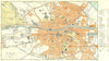 IRELAND. Dublin 1906 old antique vintage map plan chart