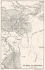 IRELAND. The Dargle and Powerscourt 1906 old antique vintage map plan chart