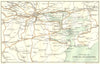 IRELAND. Environs of Cork and Cobh 1906 old antique vintage map plan chart