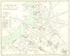 IRELAND. Limerick 1906 old antique vintage map plan chart