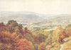 WALES. Hay, and Radnor Forest 1926 old vintage print picture