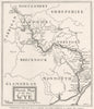 WALES. Sketch Map of the River Wye 1926 old vintage plan chart