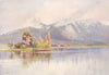 KASHMIR. The Kajnag from Sopur, Early spring 1924 old antique print picture