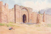 KASHMIR. Gate of the outer wall, Hari Parbat Fort, Srinagar 1924 old print