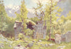KASHMIR. Ruins of Temples, Wangat, Sindh Valley 1924 old antique print picture