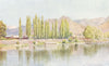 KASHMIR. The residency and club, Srinagar 1924 old antique print picture