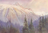 KASHMIR. From the circular road, Gulmarg 1924 old antique print picture