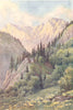 KASHMIR. The Tannin Glen, Lidar Valley 1924 old antique vintage print picture