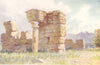 KASHMIR. Ruined temples of Avantipur 1924 old antique vintage print picture