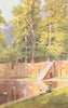 KASHMIR. A Terrace of the Nishat Bagh 1924 old antique vintage print picture