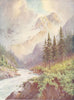 KASHMIR. Mountain mists 1924 old antique vintage print picture