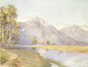KASHMIR. Mouth of the Sindh Valley 1924 old antique vintage print picture