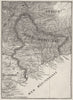 ALPES-MARITIMES. Alpes-Maritimes 1878 old antique vintage map plan chart