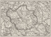 AUBE. Aube 1878 old antique vintage map plan chart