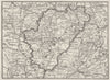 CHARENTE. Charente 1878 old antique vintage map plan chart