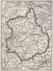 EURE-ET-LOIR. Eure-et-Loir 1878 old antique vintage map plan chart
